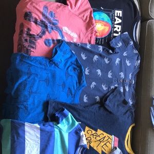 Lot of Boys T-shirts XS 5/5T Old Navy H&M C&J